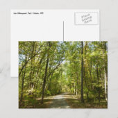 Trail van het Kittamaquandi-meer in Columbia Maryl Briefkaart (Voorkant / Achterkant)