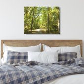 Trail van het Kittamaquandi-meer in Columbia Maryl Canvas Afdruk (Insitu (Slaapkamer))