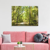 Trail van het Kittamaquandi-meer in Columbia Maryl Canvas Afdruk (Insitu (Woonkamer))