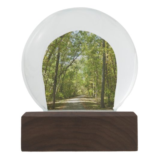 Trail van het Kittamaquandi-meer in Columbia Maryl Sneeuwbol (Voorkant)