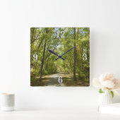 Trail van het Kittamaquandi-meer in Columbia Maryl Vierkante Klok (Huis)