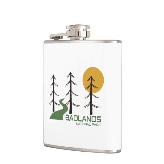 Trail van het nationaal park Badlands Heupfles (Links)