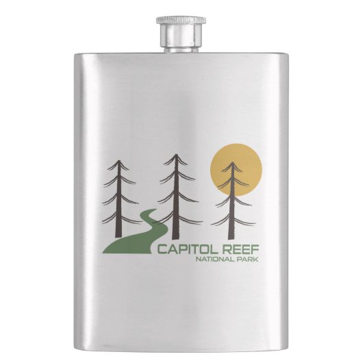 Trail van het nationaal park Capitol Reef Flacon (Voorkant)