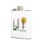 Trail van het nationaal park Isle Royale Heupfles (Links)