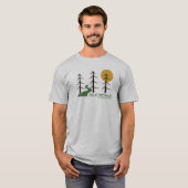 Trail van het nationaal park Isle Royale T-shirt (Voorkant volledig)