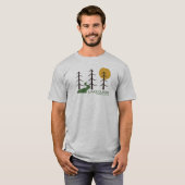 Trail van het Nationaal Park Lake Clark T-shirt (Voorkant volledig)