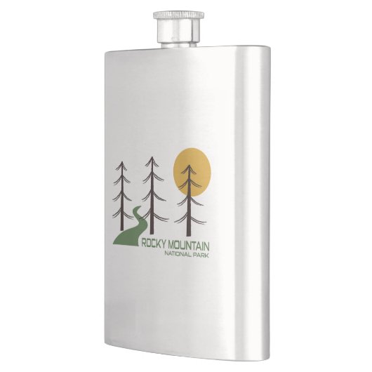 Trail van het nationaal park Rocky Mountain Flacon (Links)