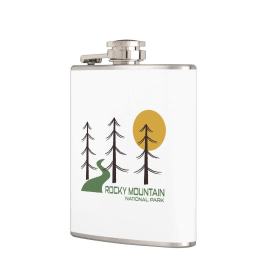 Trail van het nationaal park Rocky Mountain Heupfles (Links)