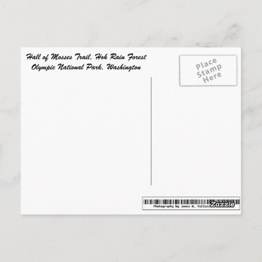 Trail van het Olympisch Park Briefkaart (Achterkant)