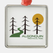 Trail van het Provinciepark Algonquin Metalen Ornament (Voorkant)