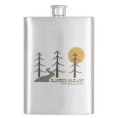 Trail van het provinciepark Bluerock Wildland Flacon (Voorkant)