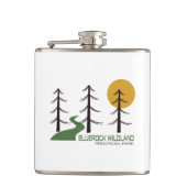 Trail van het provinciepark Bluerock Wildland Heupfles (Voorkant)