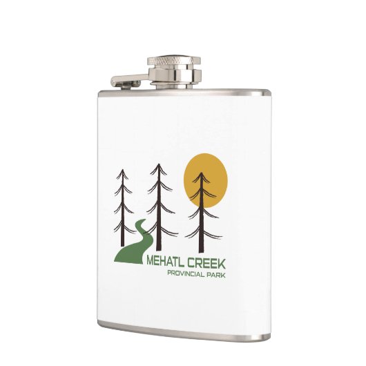 Trail van het provinciepark Mehatl Creek Heupfles (Links)