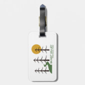 Trail van het provinciepark Skagit Valley Bagagelabel (Achterkant verticaal)