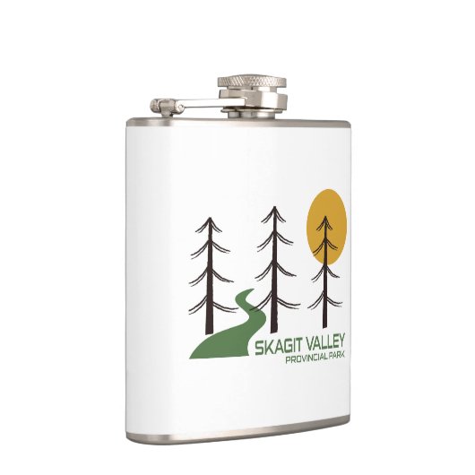 Trail van het provinciepark Skagit Valley Heupfles (Rechts)