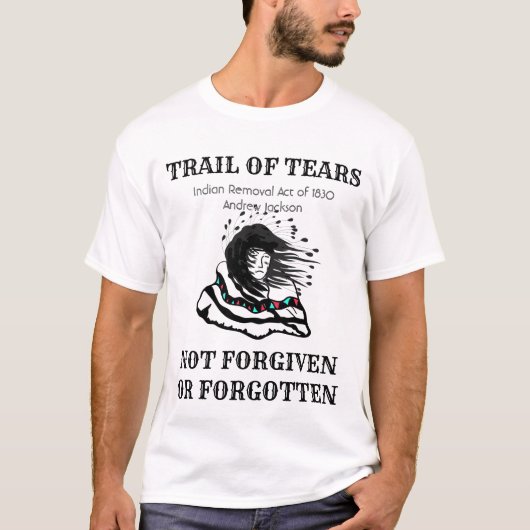 Trail van het T-shirt van het mannen (Voorkant)