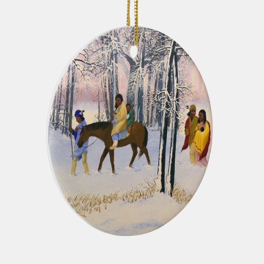 Trail van kunstschilder keramisch ornament (Rechts)