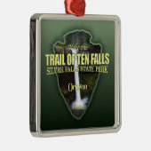 Trail van tien Herfsten (pijlpunt) Metalen Ornament (Rechts)