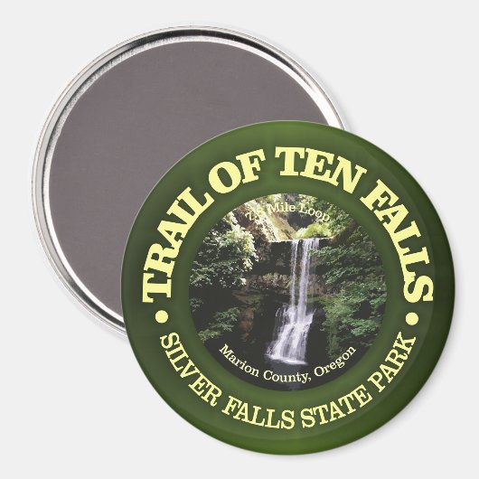 Trail van tien Herfsten (rd) Magneet (Voorkant / Achterkant)