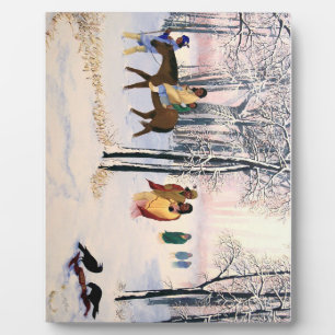 Trail van tranen, artikel 8x10 met esel fotoplaat