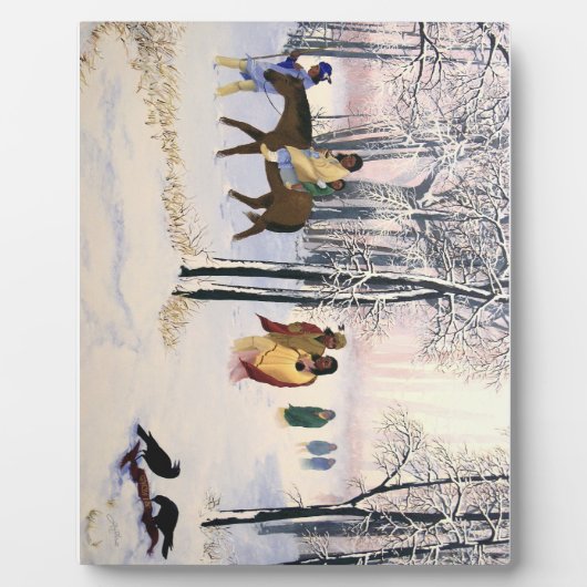 Trail van tranen, artikel 8x10 met esel fotoplaat (Voorkant)