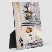 Trail van tranen, artikel 8x10 met esel fotoplaat (Zijkant)