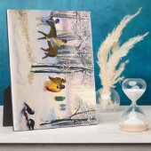 Trail van tranen, artikel 8x10 met esel fotoplaat (Zijkant)