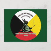 Trail van tranen briefkaart (Voorkant)