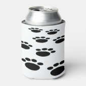 Trail voor cute Cartoon Pet Paw Blikjeskoeler (Blikje Voorkant)