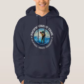 Trail voor de Stille Oceaan (Hiker C) Hoodie (Voorkant)