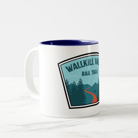 Trail Wallkill Valley Tweekleurige Koffiemok (Voorkant links)