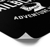 Trailblazer Adventure Awaits Hiking Climb Explore  Poster (Hoek)