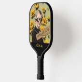 Trailblazer Daisies Kitsch Persoonlijk Pickleball Paddle (Links)