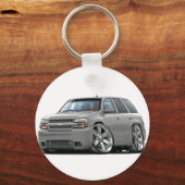 Trailblazer Silver Truck Sleutelhanger (Voorkant)