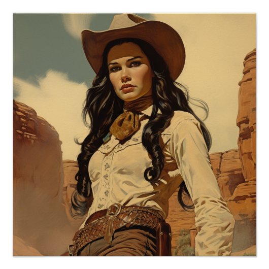 Trailblazing  Liefde: Wild West fluistert Perfect Poster (Voorkant)