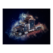 Trailer 1 van de zwarte semitrekker