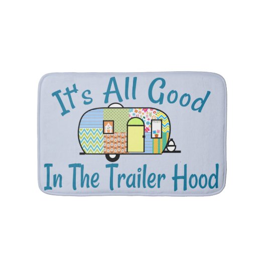 Trailer Hood Camper Bath Mats Badmat (Voorkant)