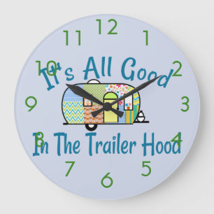 Trailer Hood Camper Clocks Grote Klok