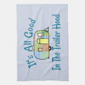 Trailer Hood Camper Dish Towel Theedoek (Verticaal)