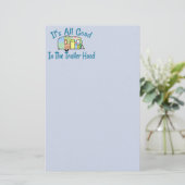 Trailer Hood Camping Paper Briefpapier (Staand voorkant)