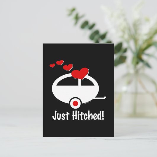 Trailer Net Hitched Briefkaart (Staand voorkant)