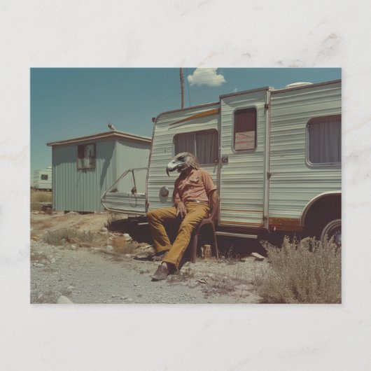 Trailer Park Birdman Briefkaart (Voorkant)
