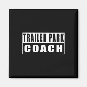 Trailer Park Coach Voetbal Schets Verkoop Hockey G Magneet