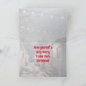 Trailer Park Kerst Kaart (Binnen)