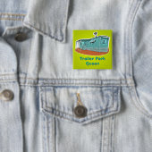 Trailer Park Queen-Button (aanpasbaar) Vierkante Button 5,1 Cm (In situ)