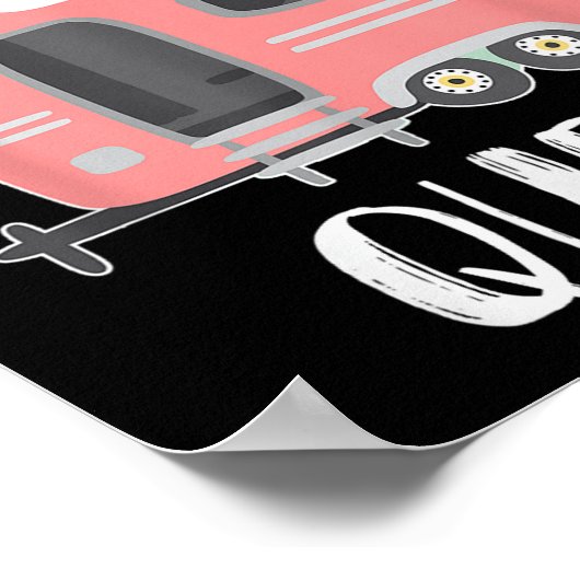 Trailer Park Queen, Funny Girl Rv Camping T Shirt  Poster (Hoek)