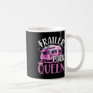 Trailer Park Queen Grappige Camping Roze Trailer C Koffiemok