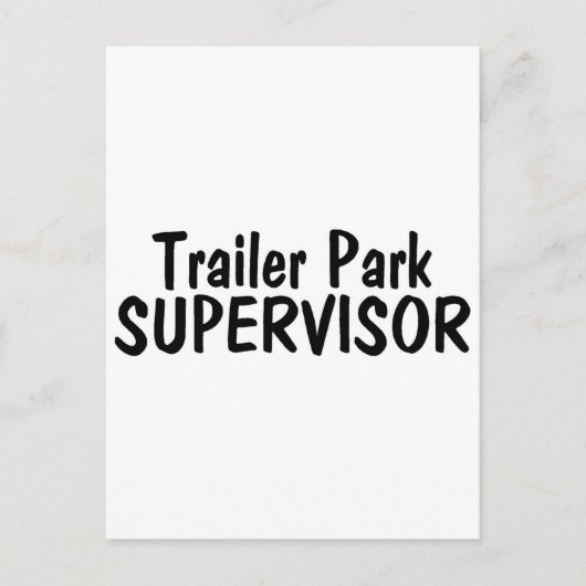 Trailer Park Supervisor Briefkaart (Voorkant)