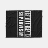 Trailer Park Supervisor Grappige Vintage Fleece Deken (Voorkant (Horizontaal))