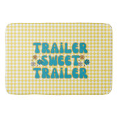 Trailer Sweet Trailer Geel Harlequin Badmat (Voorkant)